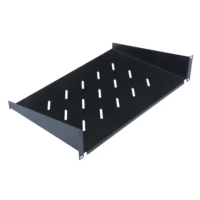 WP Estante Fijo 2U RAL 9005 2 Puntos de Fijación