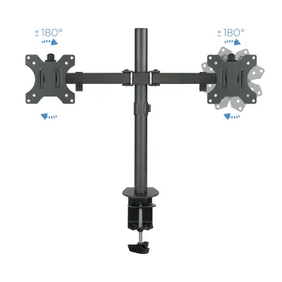 TooQ Soporte de mesa para 2 Pantallas (Monitor/TV) 13"-32"