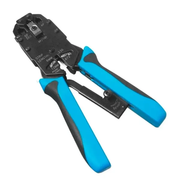 WP Crimpadora Profesional para RJ11/RJ12 y RJ45 con Ratc