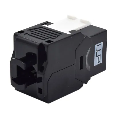 WP Módulo Keystone sin Blindaje ToolFree Cat 6A Negro