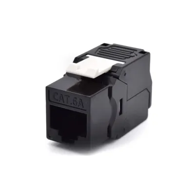 WP Módulo Keystone sin Blindaje ToolFree Cat 6A Negro