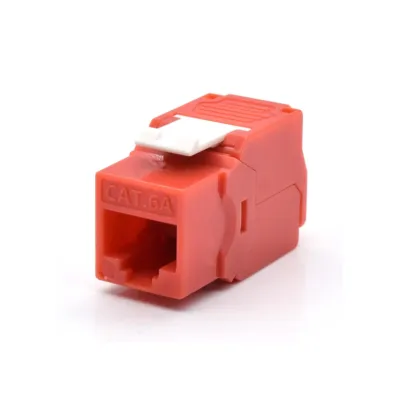 Wp keystone cat. 6a utp rj45/hembra rojo Wp keystone cat. 6a utp rj45/hembra rojo