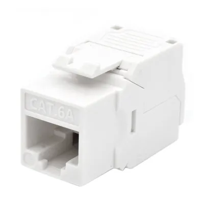 WP Módulo Keystone sin Blindaje ToolFree Cat 6A Blanco WP Módulo Keystone sin Blindaje ToolFree Cat 6A Blanco