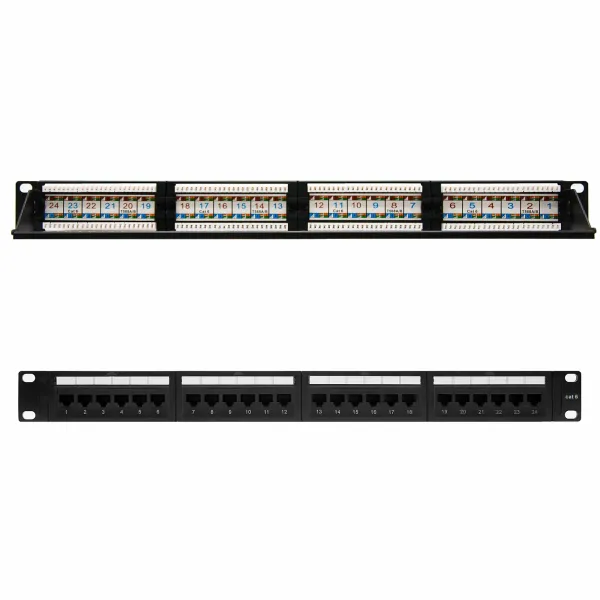 Nanocable 10.21.3124 Panel de Parcheo 24 Puertos RJ-45 Cat 6 UTP