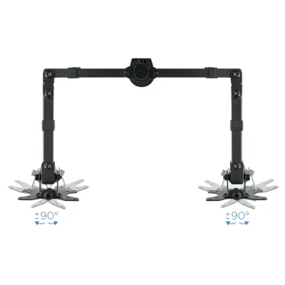 TooQ Soporte de mesa para 2 Pantallas (Monitor/TV) 13"-32"