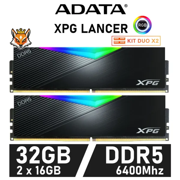 ADATA XPG Lancer RGB DDR5 6400MHz 32GB 2x16GB CL32