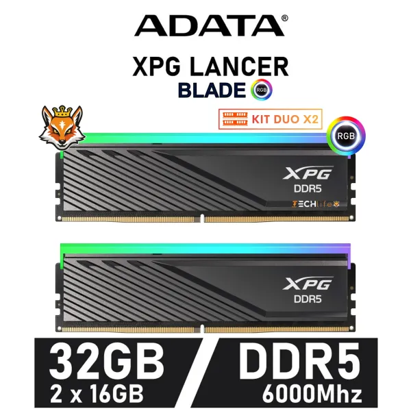 Adata XPG Lancer Blade RGB DDR5 6000MHz 32GB 2x16GB CL30