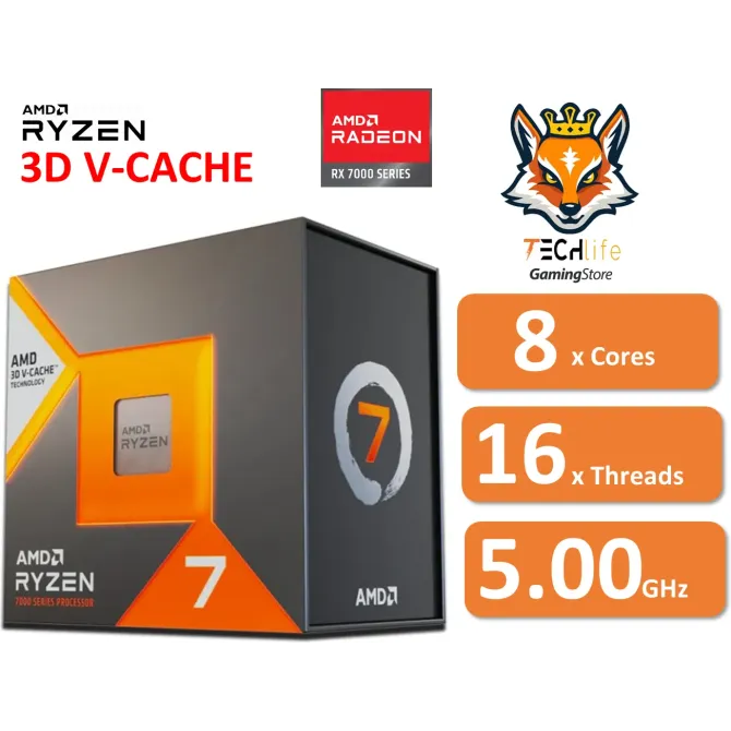 AMD Ryzen 7 7800X3D 4.2 GHz/5 GHz