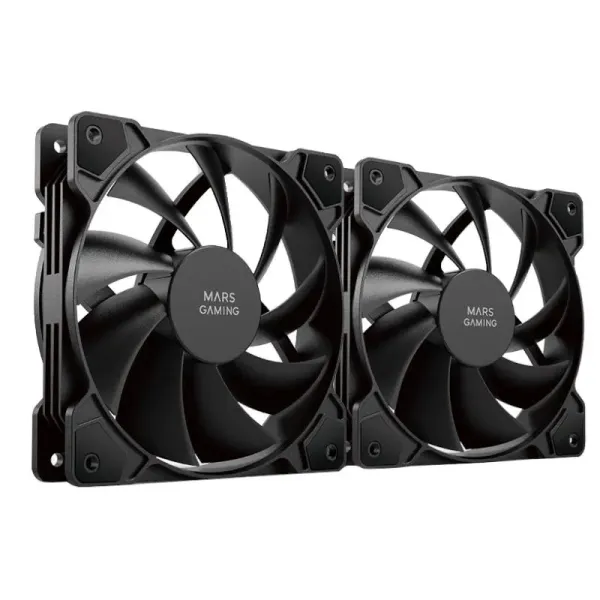 Mars Gaming MFPROX2 Set de 2 Ventiladores 120mm Negros