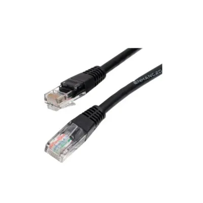 Gembird latiguillo cat.5e utp 0,5 mts negro