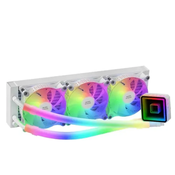 Mars Gaming ML-ULTRA360 Kit de Refrigeración Líquida Premium ARGB Blanca