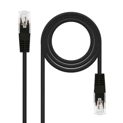 Nanocable Cable de Red RJ45 Cat.6 UTP AWG24 0.3m Negro Nanocable Cable de Red RJ45 Cat.6 UTP AWG24 0.3m Negro