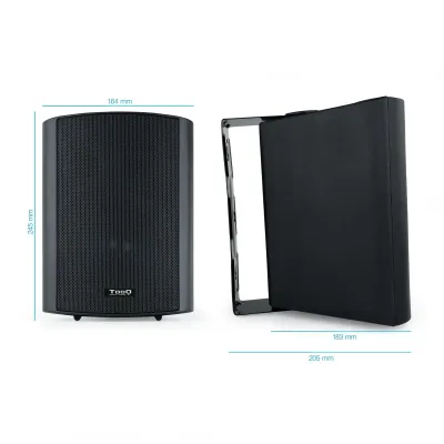 TooQ TQOWS-01B Altavoces Autoamplificados de Pared 2x30W Negros TooQ TQOWS-01B Altavoces Autoamplificados de Pared 2x30W Negros