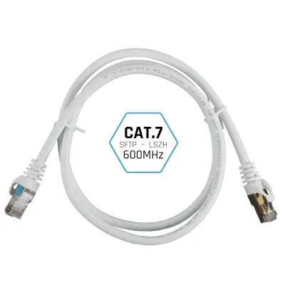Iggual latiguillo cat7 sftp lszh 1 metro blanco Iggual latiguillo cat7 sftp lszh 1 metro blanco