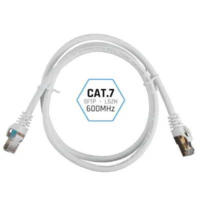 Iggual latiguillo cat7 sftp lszh 1 metro blanco Iggual latiguillo cat7 sftp lszh 1 metro blanco
