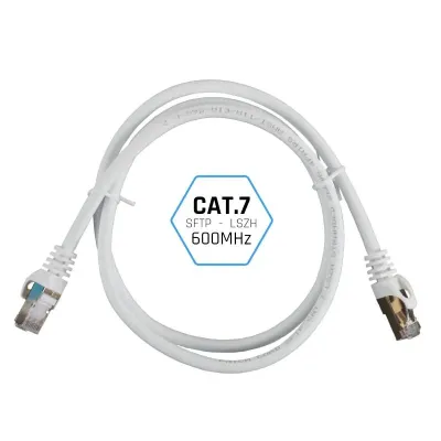 Iggual latiguillo cat7 sftp lszh 2 metros blanco Iggual latiguillo cat7 sftp lszh 2 metros blanco