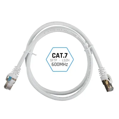 Iggual latiguillo cat7 sftp lszh 2 metros blanco Iggual latiguillo cat7 sftp lszh 2 metros blanco