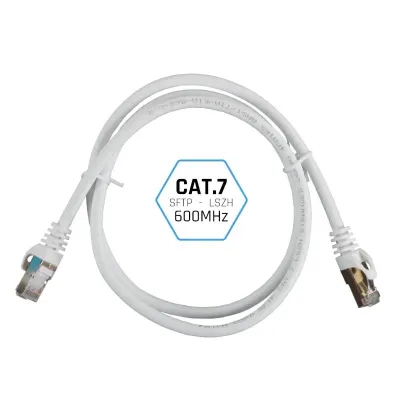 Iggual latiguillo cat7 sftp lszh 10 metros blanco Iggual latiguillo cat7 sftp lszh 10 metros blanco