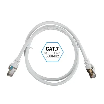 Iggual latiguillo cat7 sftp lszh 15 metros blanco Iggual latiguillo cat7 sftp lszh 15 metros blanco