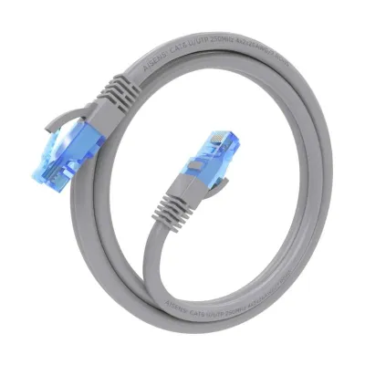 Aisens A135-0776 Cable de Red RJ45 AWG26 CCA UTP Cat 6 1.5m Gris
