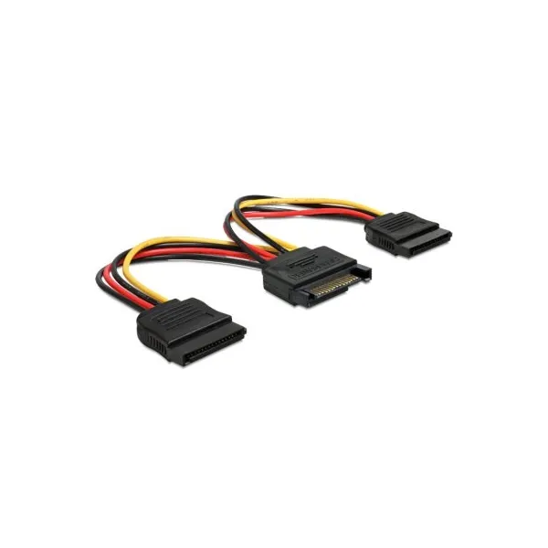 Delock cable alimentacion 1 sata a 2 sata