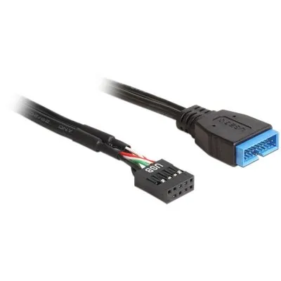 Delock cable usb 2.0 hembra/ usb 3.0 macho
