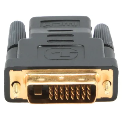 Gembird A-HDMI-DVI-2 Adaptador HDMI a DVI Hembra/Macho Negro Gembird A-HDMI-DVI-2 Adaptador HDMI a DVI Hembra/Macho Negro