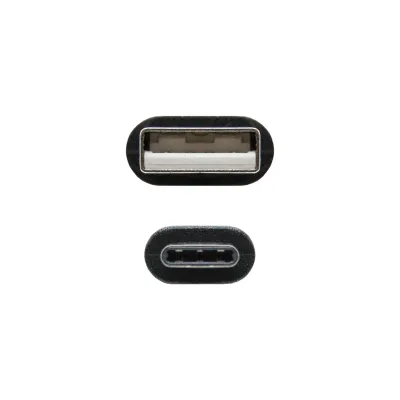 Nanocable Cable USB 2.0 Tipo C a USB Tipo A Macho/Macho 0.5m