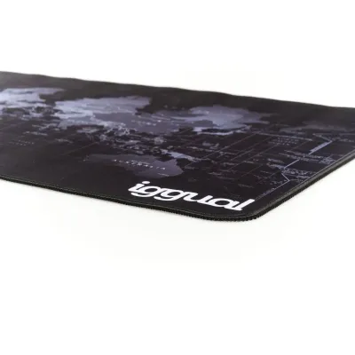 Iggual Alfombrilla Gaming XL Mapamundi