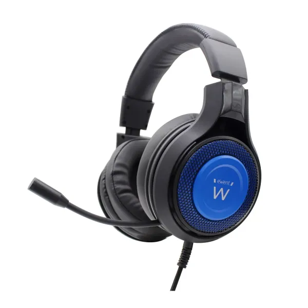 Ewent PL3322 Auriculares Gaming Negro/Azul 