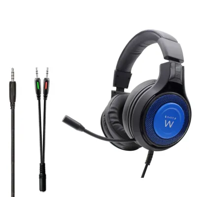 Ewent PL3322 Auriculares Gaming Negro/Azul