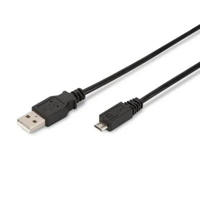 Ewent Cable USB 2.0 a MicroUSB Macho/Macho 1.8m Negro