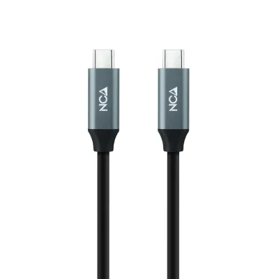 Nanocable Cable USB-C 3.2 Macho/Macho 1.5m Gris/Negro