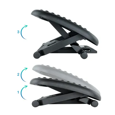 TooQ TQFR0603-B Reposapiés Ajustable/Inclinable TooQ TQFR0603-B Reposapiés Ajustable/Inclinable