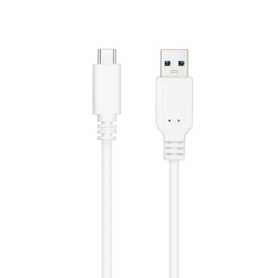 Nanocable Cable USB 3.1 a USB-C Macho/Macho 2m Blanco
