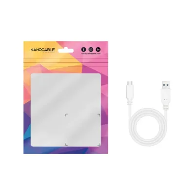 Nanocable Cable USB 3.1 a USB-C Macho/Macho 2m Blanco