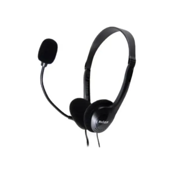 Nilox Auriculares Plegables Negros 