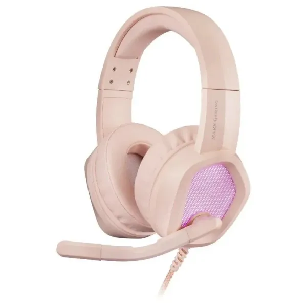 Mars Gaming MH320P Auriculares Gaming RGB Rosa 