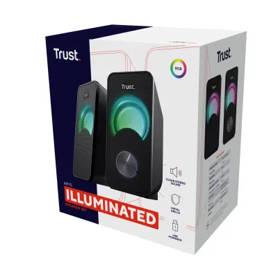 Trust Arys RGB Altavoces 2.0 6W