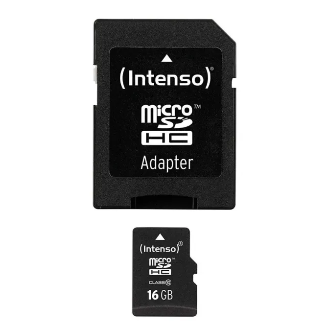 Intenso Tarjeta MicroSD SDHC 16GB Clase 10