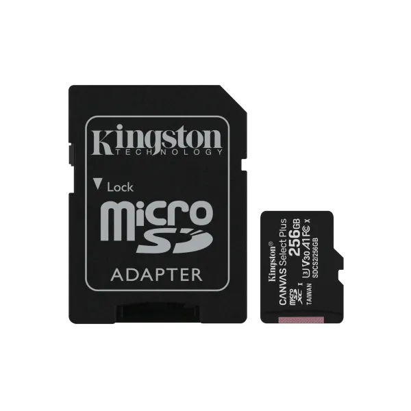 Kingston Canvas Select Plus MicroSDXC UHS-I 256GB Clase 10