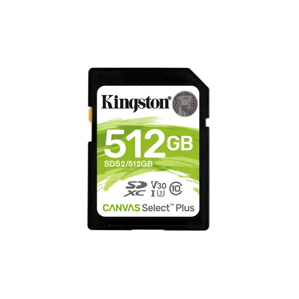 Kingston Canvas Select Plus SDXC 512GB UHS-I Clase 10