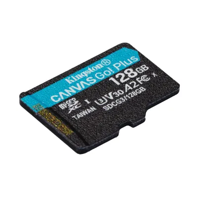 Kingston Canvas Go Plus MicroSDXC 128GB UHS-I U3 V30 Clase 10 +