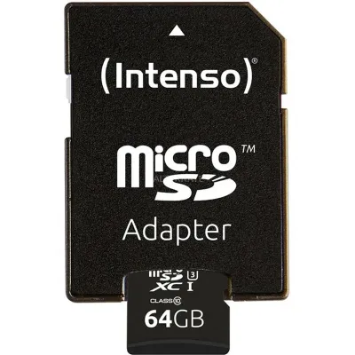Intenso Tarjeta Micro SD SDXC Pro 64GB Clase 10 Intenso Tarjeta Micro SD SDXC Pro 64GB Clase 10