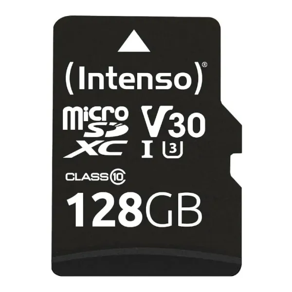 Intenso Professional microSDXC 128GB UHS-I U3 V30 Clase 10 + Adaptador SD