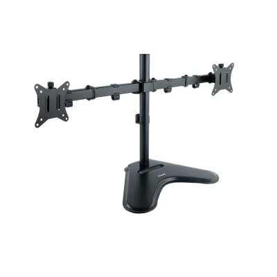 TooQ Soporte Doble Brazo Inclinable Giratorio para Monitor
