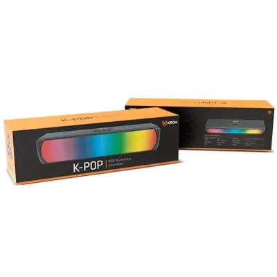 Krom K-Pop Barra de Sonido Bluetooth RGB Krom K-Pop Barra de Sonido Bluetooth RGB