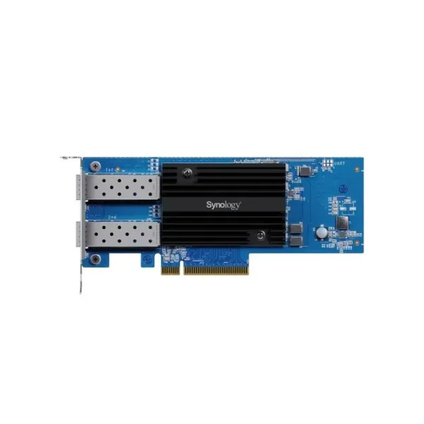 Synology E25G30-F2 Tarjeta de Ampliación SFP28 25GbE PCIe 3.0x8 con 2 Puertos para Sistemas Synology