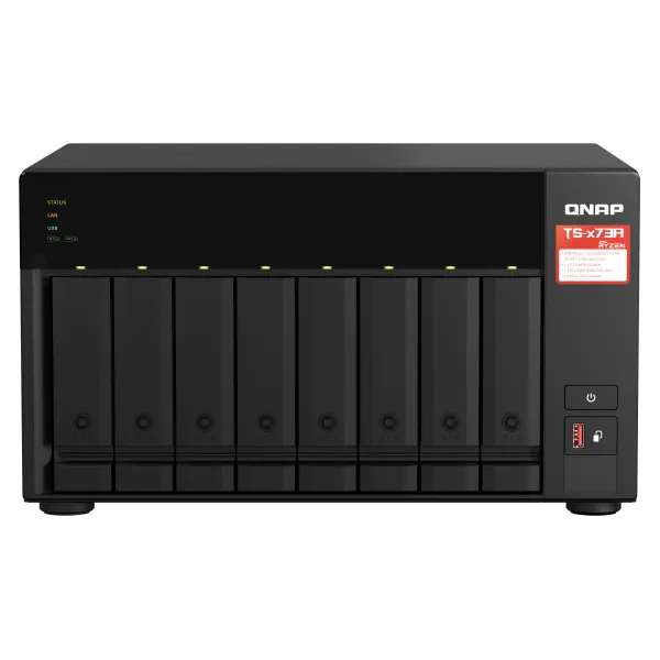 QNAP TS-873A-8GB NAS 8 Bahías Negro