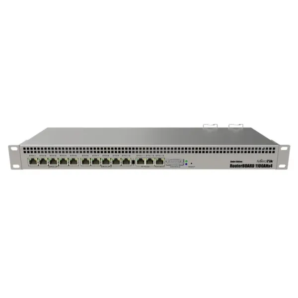 Mikrotik RB1100AHx4 Router Industrial para Rack Gigabit Ethernet 1U 13 Puertos